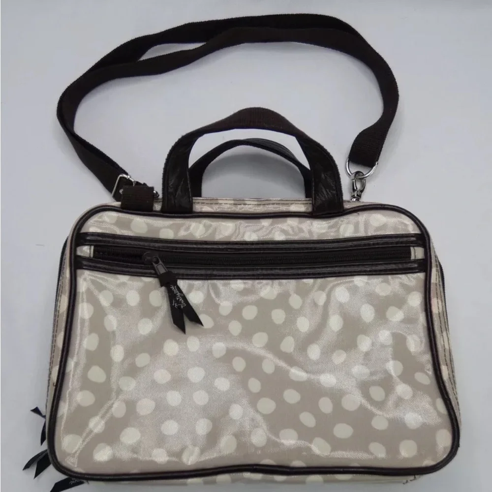 Thirty one makeup bag /travel brown/tan